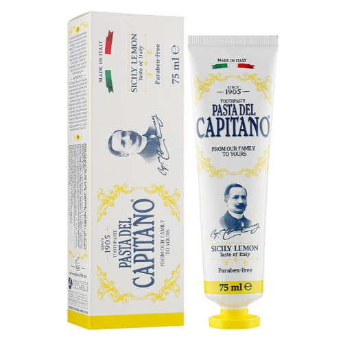 Pasta Del Capitano 1905 зубная паста Sicily Lemon, 75 мл